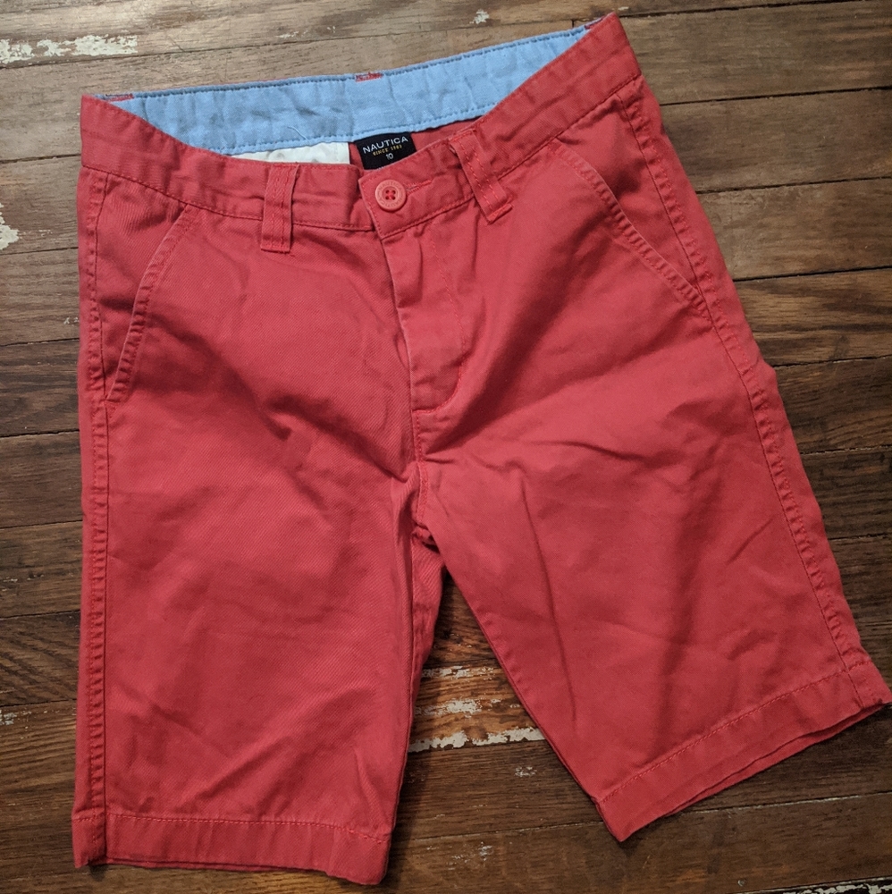 Boys Red Shorts EUC Size 10